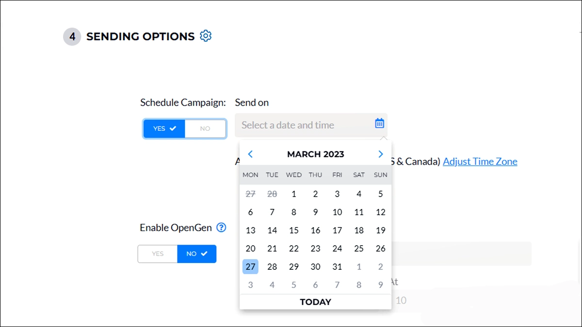 Plan Email Deliveries and Schedule
